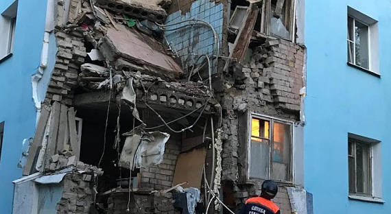 В Саратове частично обрушился жилой дом