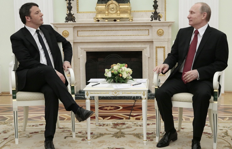 Путин посетил ЭКСПО-2015 и встретился с итальянским премьером