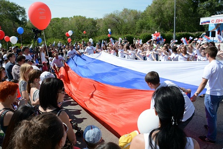 В Хакасии масштабно отметили День России