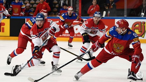 Сборная России разгромила чехов и вышла в полуфинал ЧМ по хоккею
