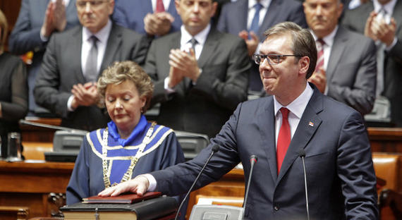 Вучич вступил в должность президента Сербии