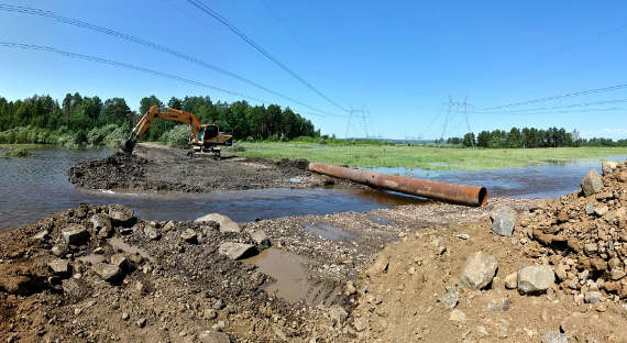 РУСАЛ в Тайшетском районе восстанавливает пострадавшие от паводка дороги