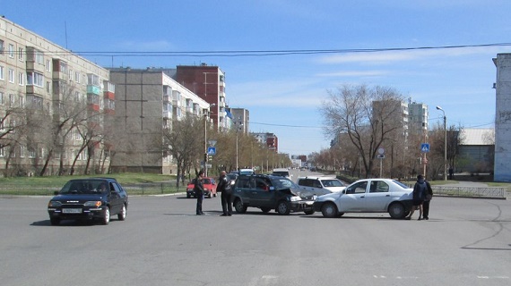 ДТП произошло в центре Саяногорска (ФОТО)