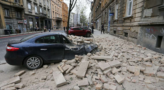В Хорватии разразилось мощнейшее за 140 лет землетрясение