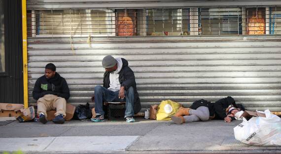 Количество бездомных в Нью-Йорке бьет рекорды