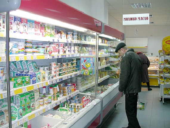 В Саяногорске покупатель набрал продуктов и попытался уйти, не заплатив