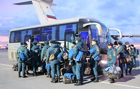 В Хакасию продолжает прибывать подкрепление МЧС России