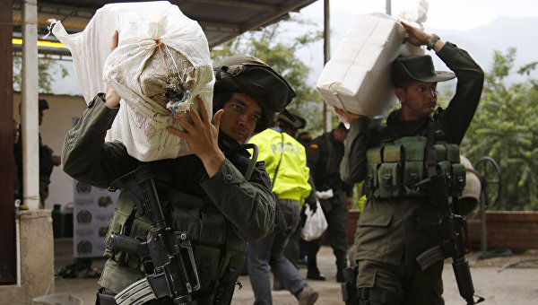 В Колумбии задержана рекордная партия кокаина