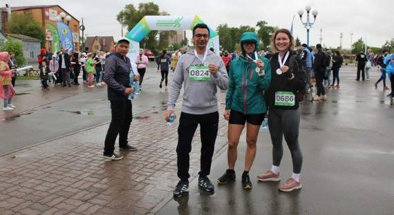 Зеленый марафон пробежали сотрудники Пенсионного фонда в Хакасии