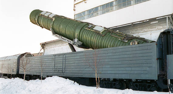 В России прошли испытания ракеты для "ядерного поезда"