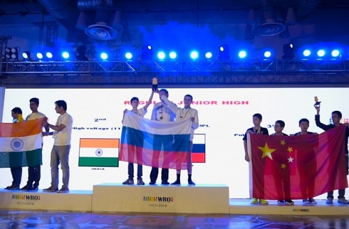 Сборная России выиграла медали на Всемирной олимпиаде роботов в Индии