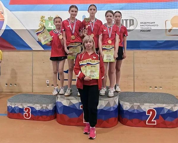 Юные теннисистки из Хакасии выиграли первенство Сибири в Томске