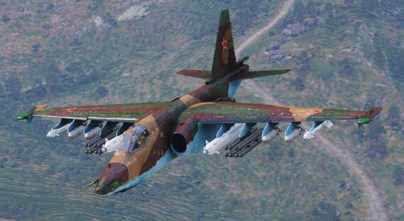 Российские Су-25 нанесли удары по позициям ВСУ в Авдеевке
