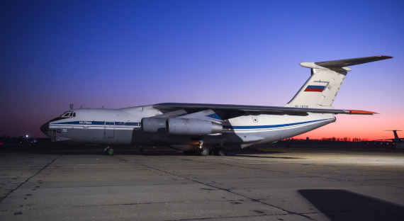 Россия отправила в США ещё один самолет с медицинским оборудованием