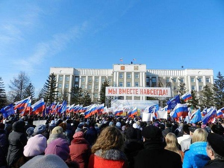 Хакасия отпраздновала воссоединение России и Крыма (ФОТО)
