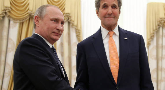 В Москве начались переговоры между Владимиром Путиным и Керри