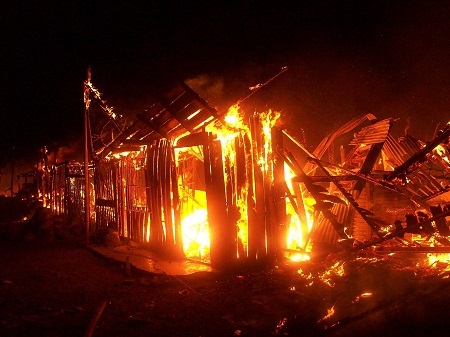 Бытовые пожары в Хакасии не сошли на нет