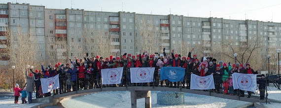 Девять команд волонтеров Саяногорска стали участниками новогоднего марафона РУСАЛа