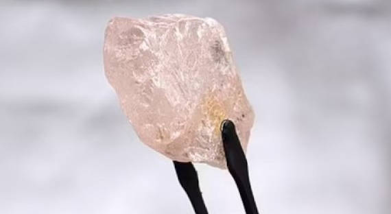 В Анголе найден уникальный розовый алмаз