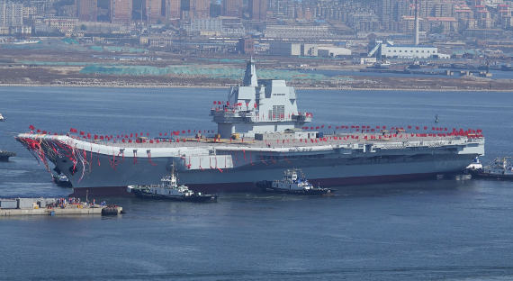 Китай завершил очередной этап испытаний нового авианосца