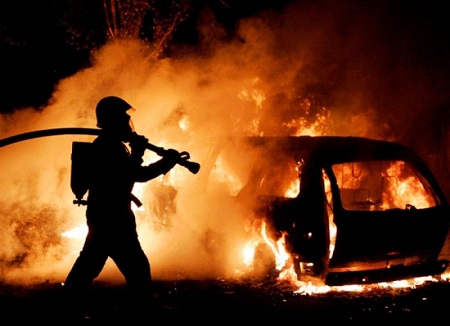 Ночь в Хакасии прошла спокойно, но не для пожарных Черногорска