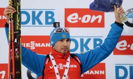 Антон Шипулин завоевал бронзу на этапе Кубка мира по биатлону