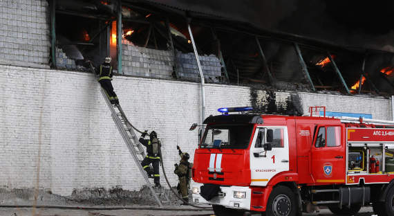 В Красноярске погибли трое пожарных при тушении пожара