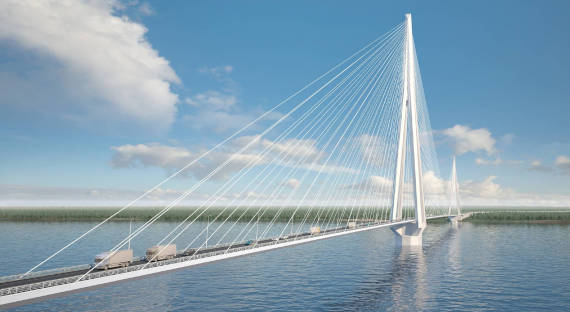 В Якутии заявили о готовности к началу строительства моста через Лену
