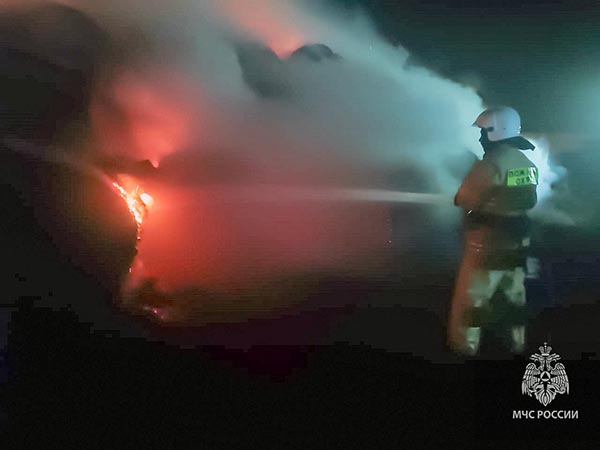 75 тонн сена сгорело в Боградском районе Хакасии