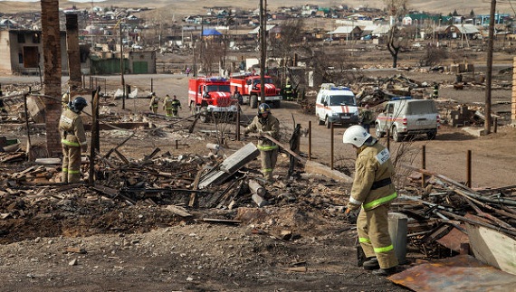 В Хакасии из-за пожаров будут судить глав Ширинского района и села Шира