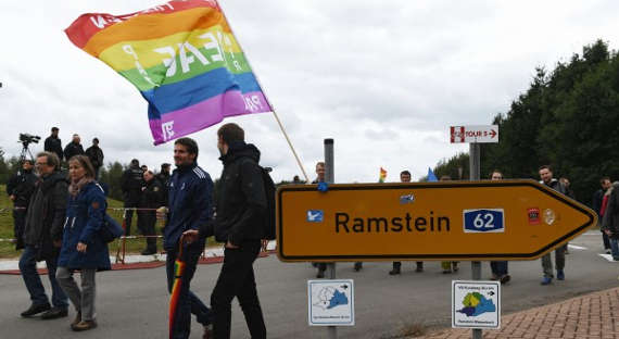 Немецкие активисты проведут протесты у базы Рамштайн