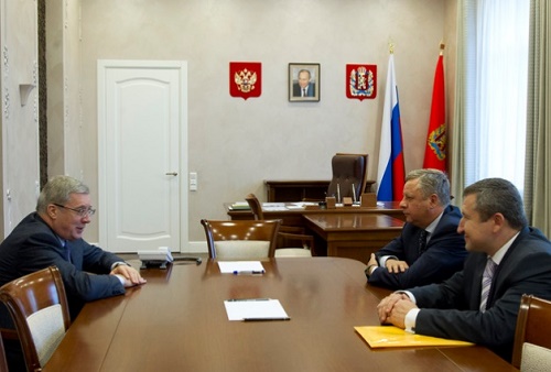 Президент "Ростелекома" встретился с губернатором Красноярского края