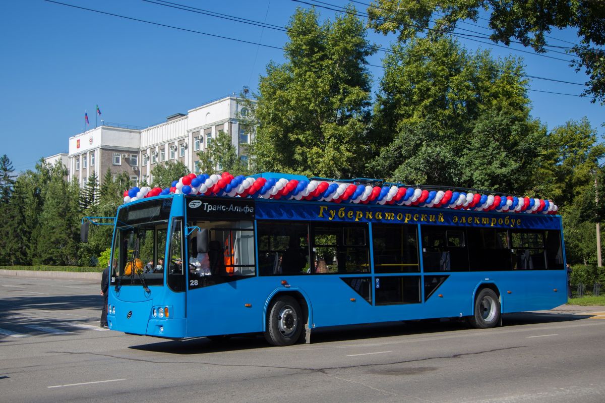 В столице Хакасии открывают новый маршрут для электробуса