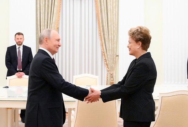 Владимир Путин встретился с главой Нового банка развития Дилмой Роуссефф