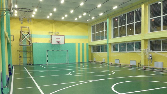 В хакасском селе Бутрахты отремонтировали спортзал в школе
