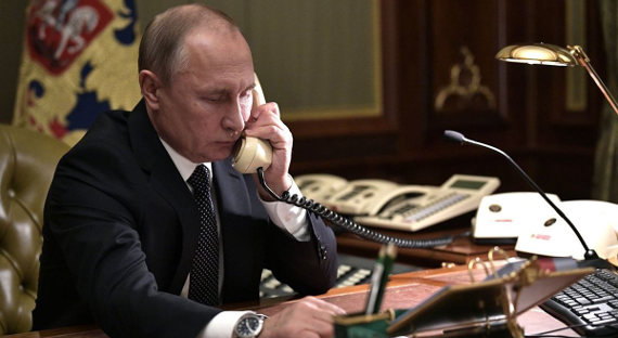 Путин провел телефонные переговоры с Макроном
