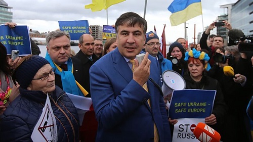 Саакашвили назвал дату «большого митинга» в Киеве