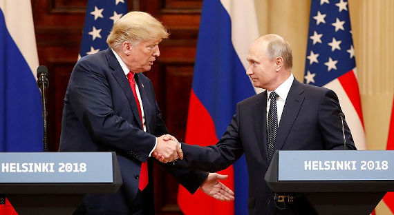 Переговоры Путина и Трампа в Хельсинки завершены
