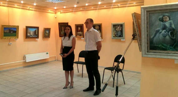 На открывшейся выставке Никаса Сафронова в Абакане впервые представлены уникальные картины