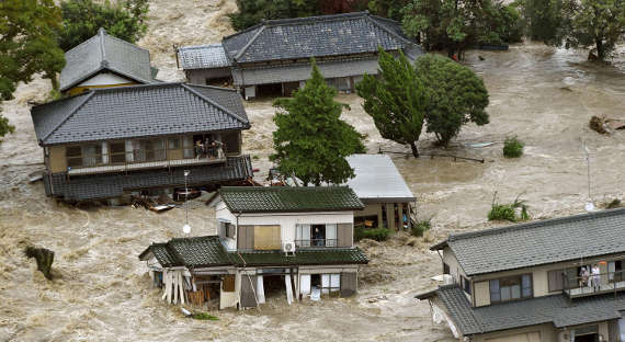 В Японии эвакуируют население Кагосимы из-за ливней