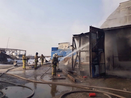 У пожарных Хакасии ни дня без отдыха
