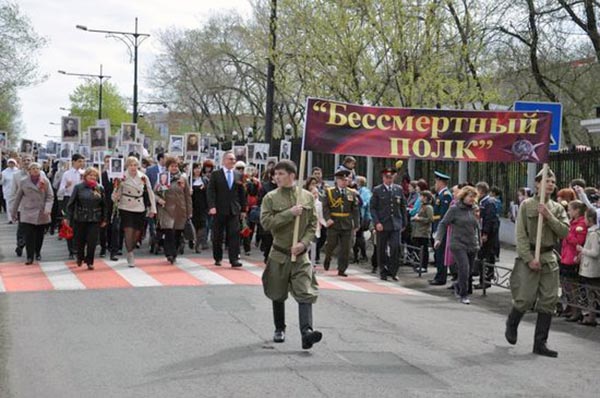 Шествие "Бессмертного полка" в Абакане начнётся  9 мая в 12.30
