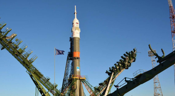Космический корабль «Союз МС-12» готовят к запуску на Байконуре