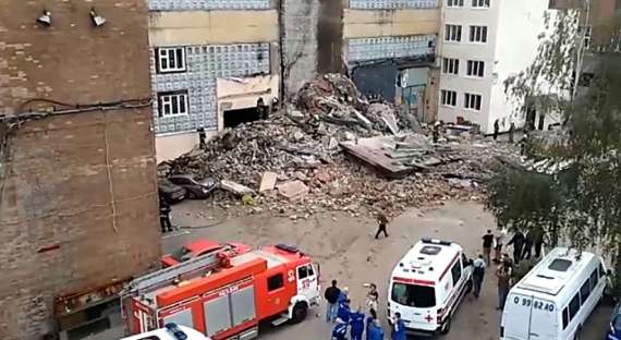 В Москве обрушилась пятиэтажка