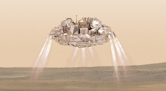 Марсианский посадочный модуль не вышел на связь