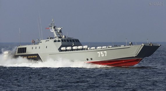 Каспийскую флотилию вновь отправили в море