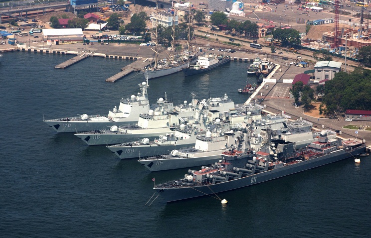 Боевые корабли КНР прибыли во Владивосток