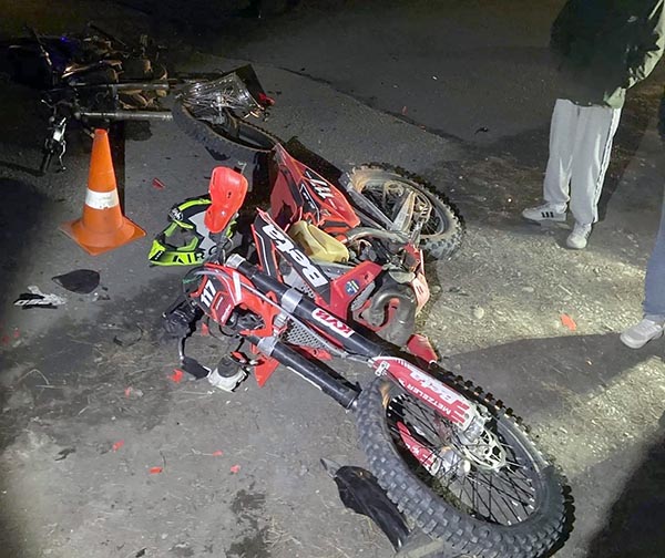 В Хакасии в результате столкновения двух мотоциклов пострадали несовершеннолетние