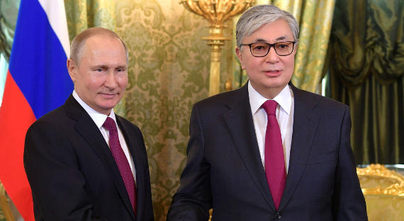 Президенты Путин и Касым-Жомарт Токаев встретились в Омске