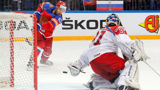 Сборная России разгромила Данию на чемпионате мира по хоккею